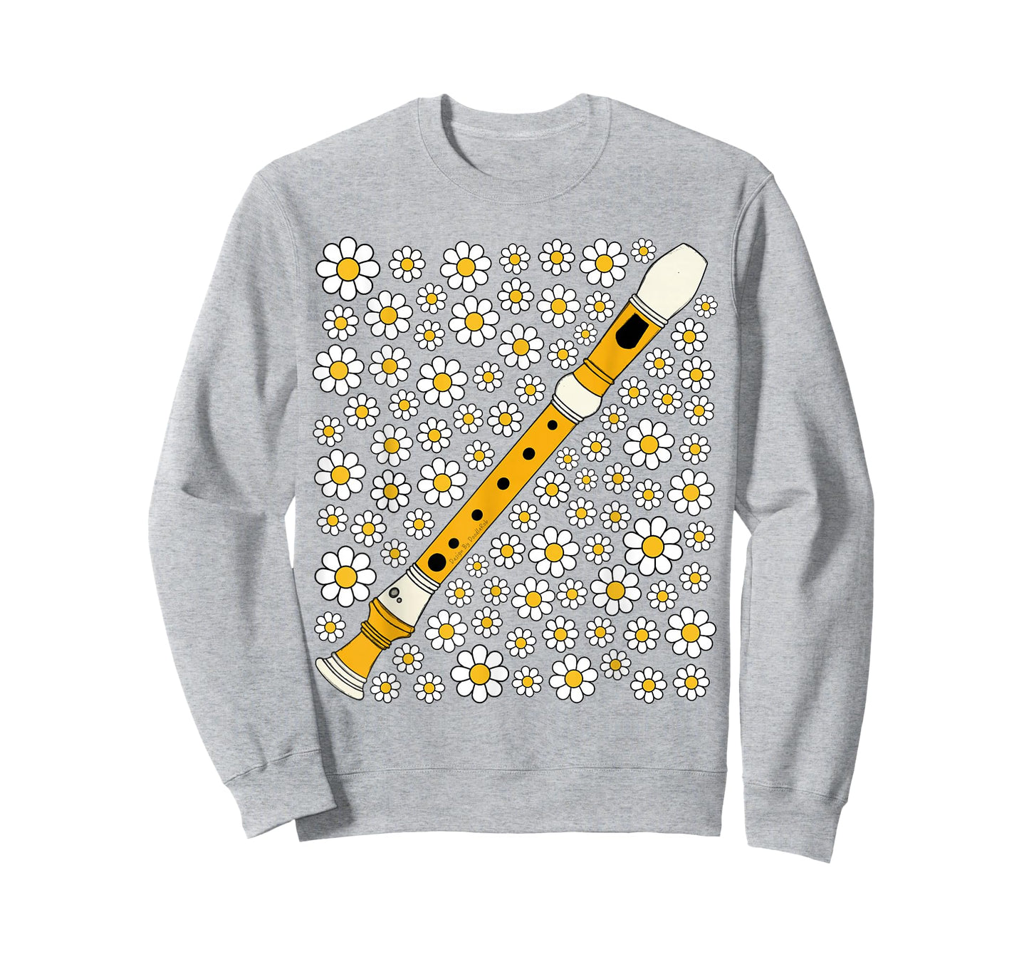 Recorder Floral Flowers Recorderist Musician Spring Summer T-Shirt