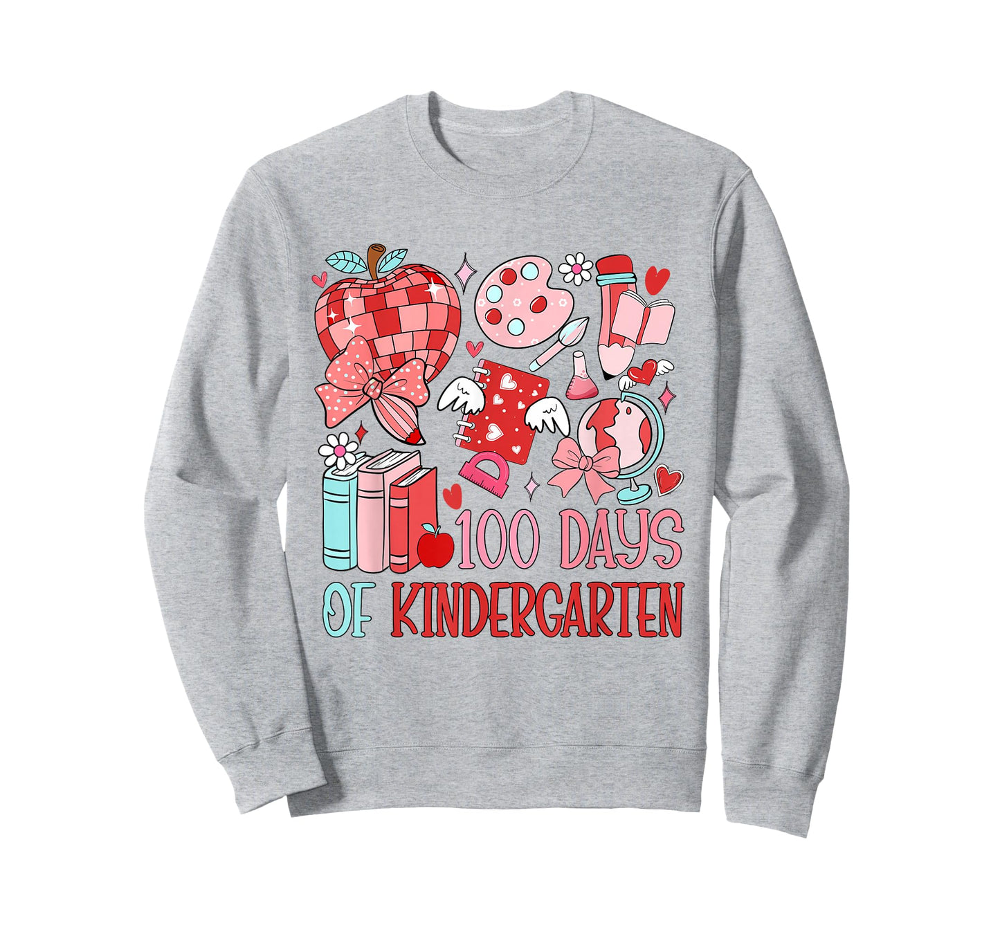 100 Days of Kindergarten 100th Day of School Teacher Kids T-Shirt