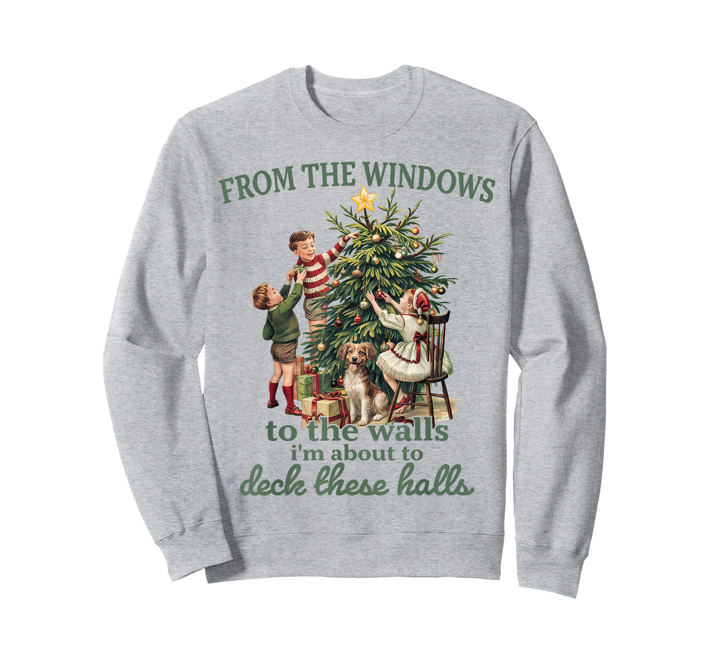 Funny Christmas from The Windows to The Walls I'm About to T-Shirt