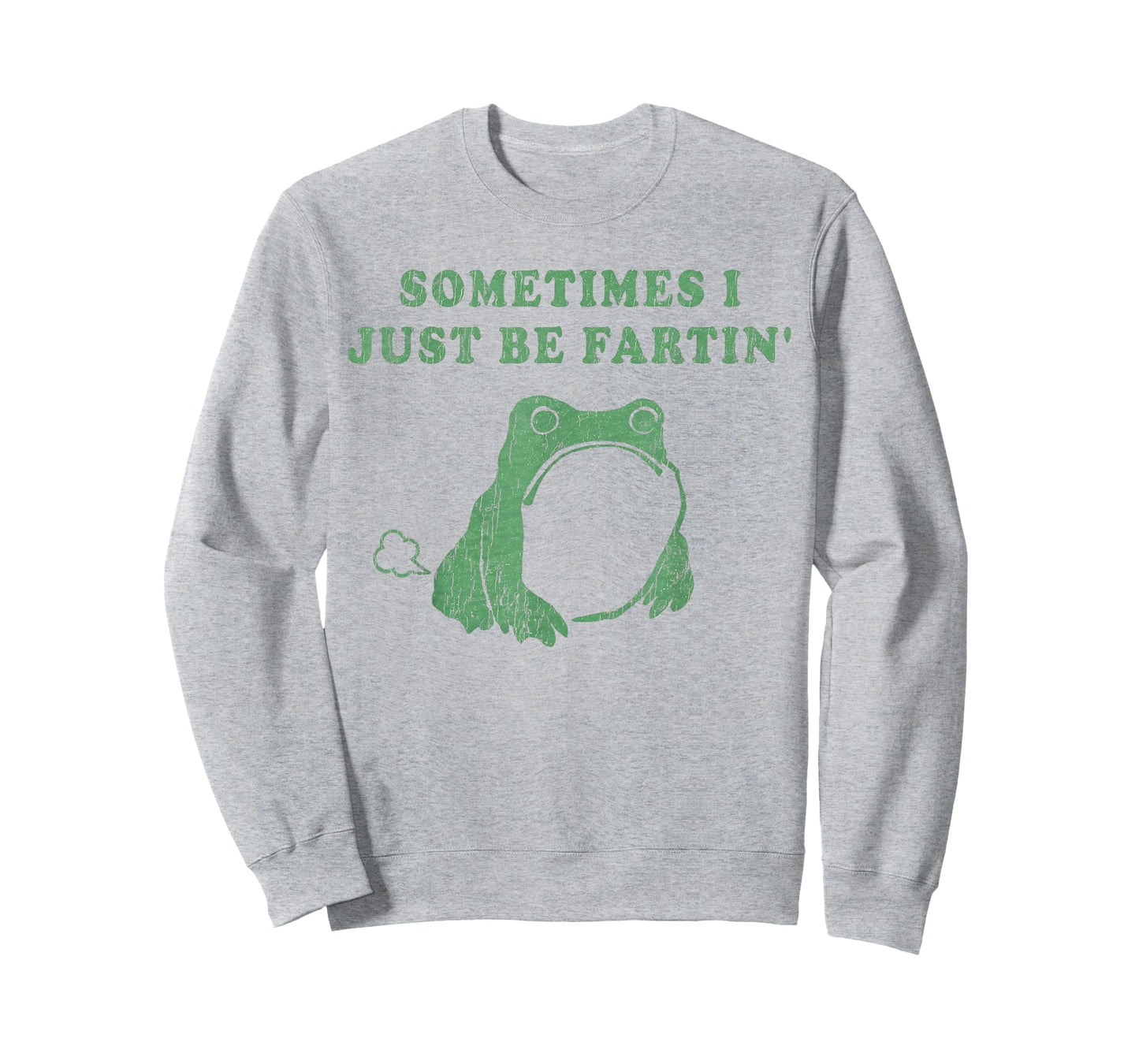 Sometimes I Just Be Fartin' Frog Meme Humorous Design T-Shirt