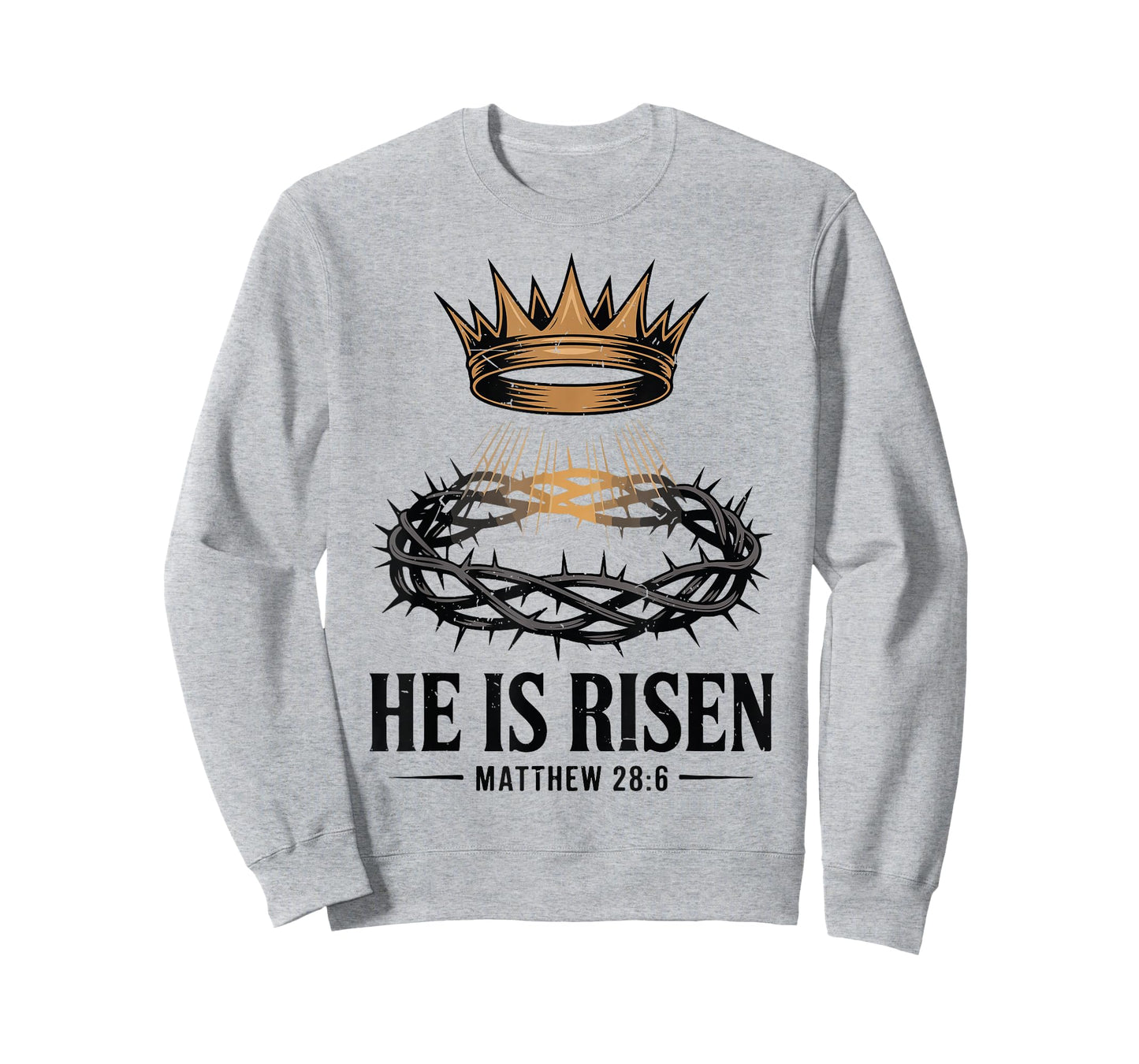He is Risen Jesus Crown Thorns Christian Easter Toddler Boy T-Shirt