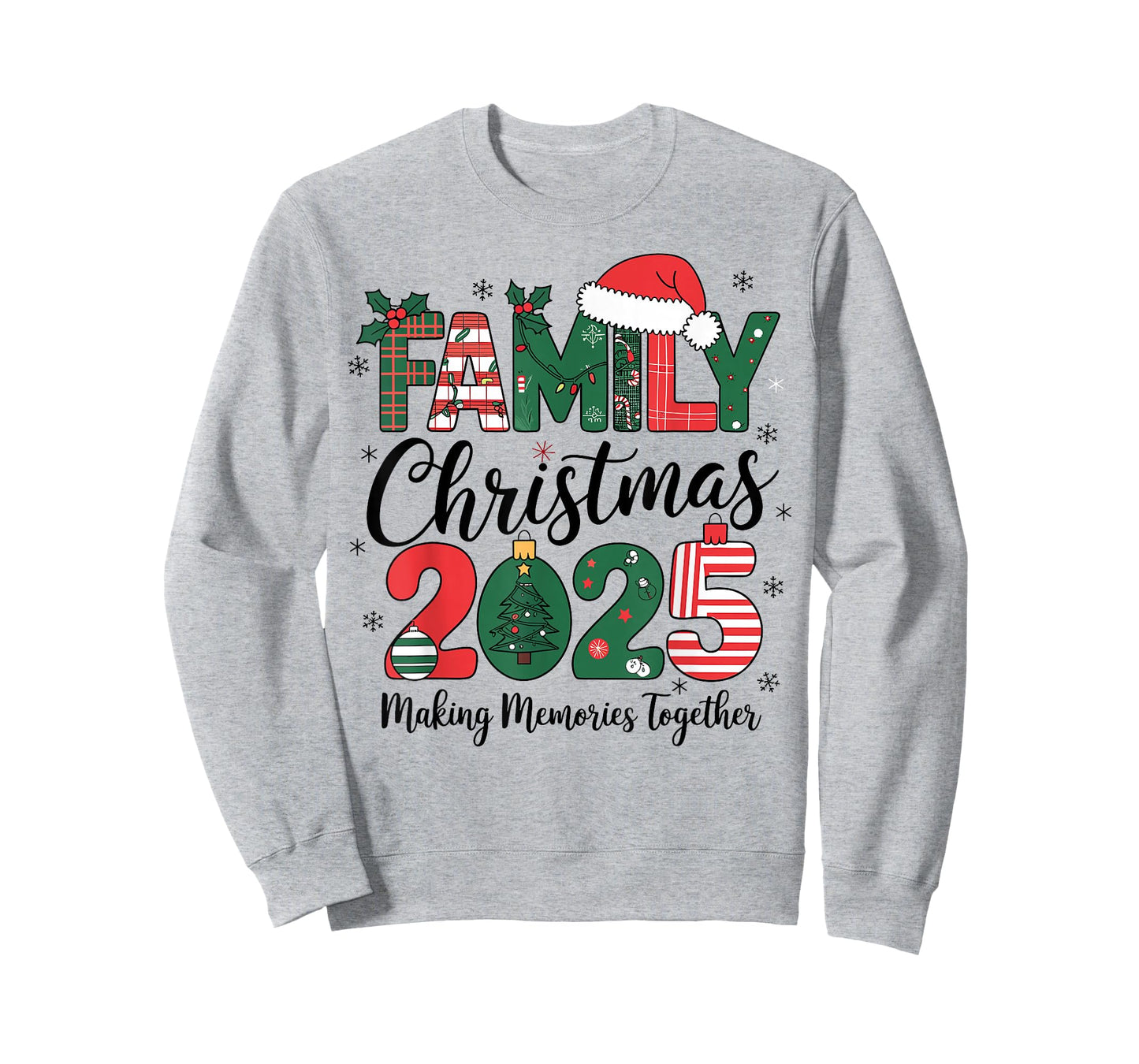 Family Christmas 2025 Matching Outfit Xmas Squad Santa T-Shirt