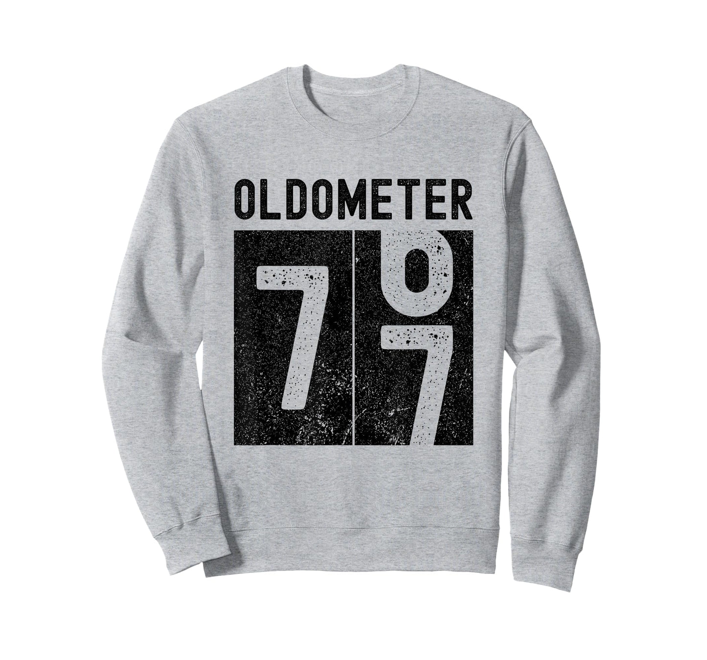 Oldometer 77th Birthday Funny Retro Turning 77 Years Old Men T-Shirt