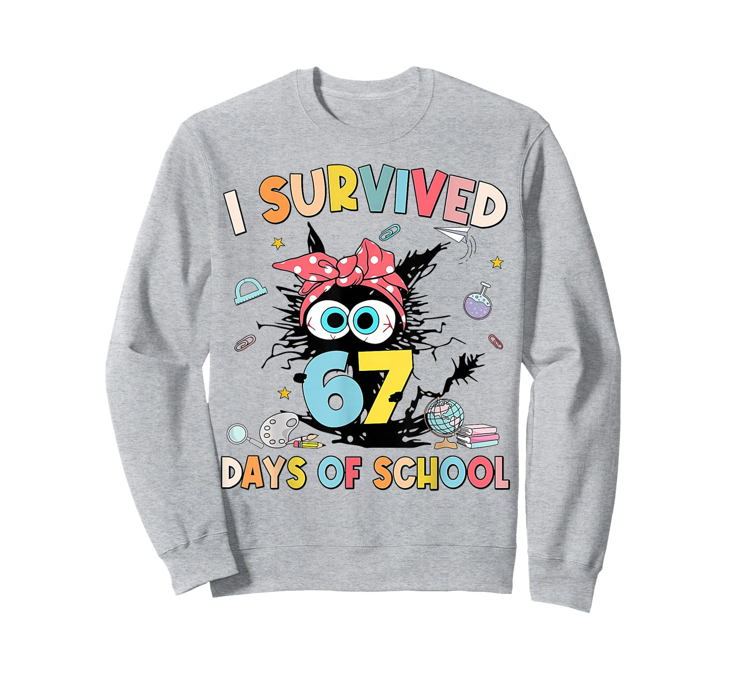 I Survived 67 Days of School Funny 67 Meme Teacher Student T-Shirt