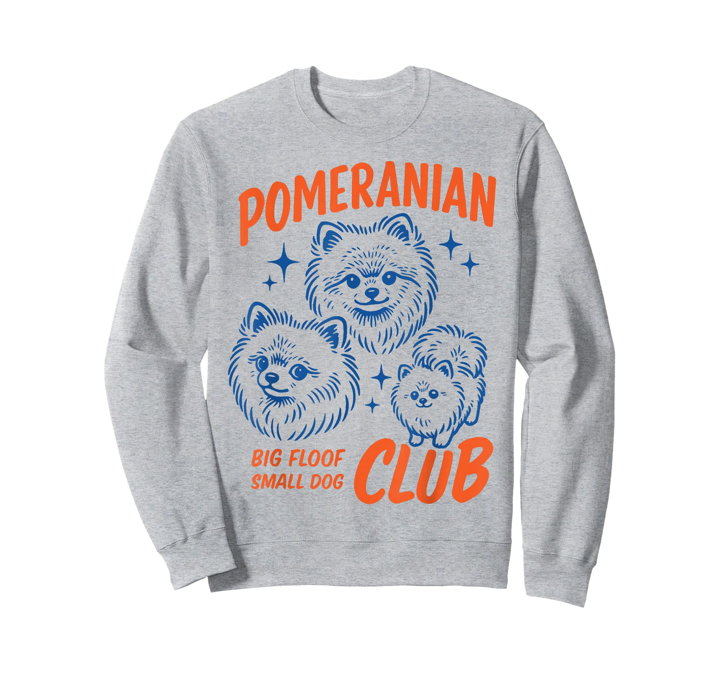 Retro Pomeranian Club Cute Small Dog Club Pet Lover T-Shirt