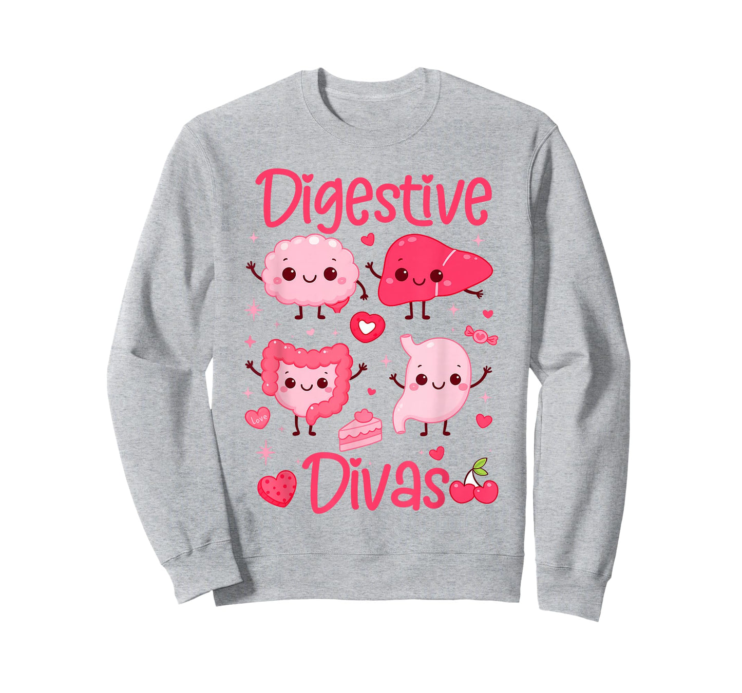 Valentines Gastroenterology GI Nurse Gastro Digestive Divas T-Shirt