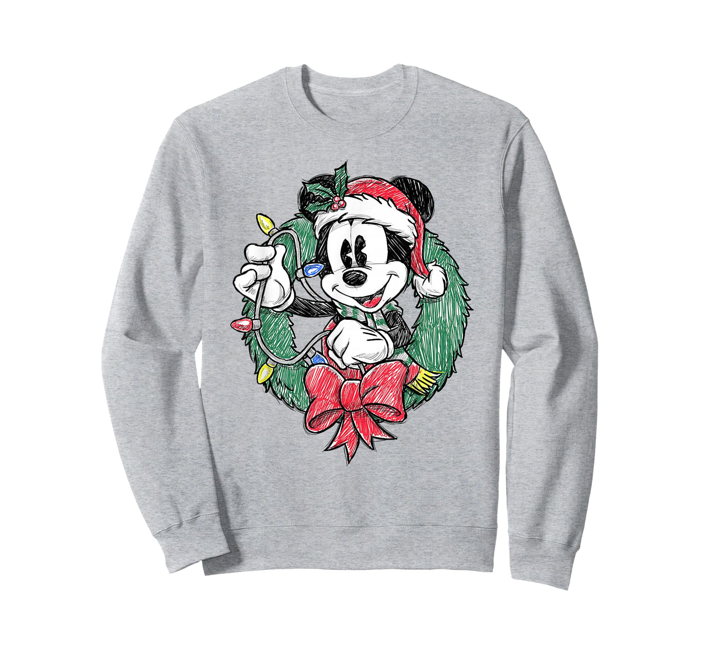 Disney Mickey and Friends Christmas Sketch Ornament Mickey T-Shirt