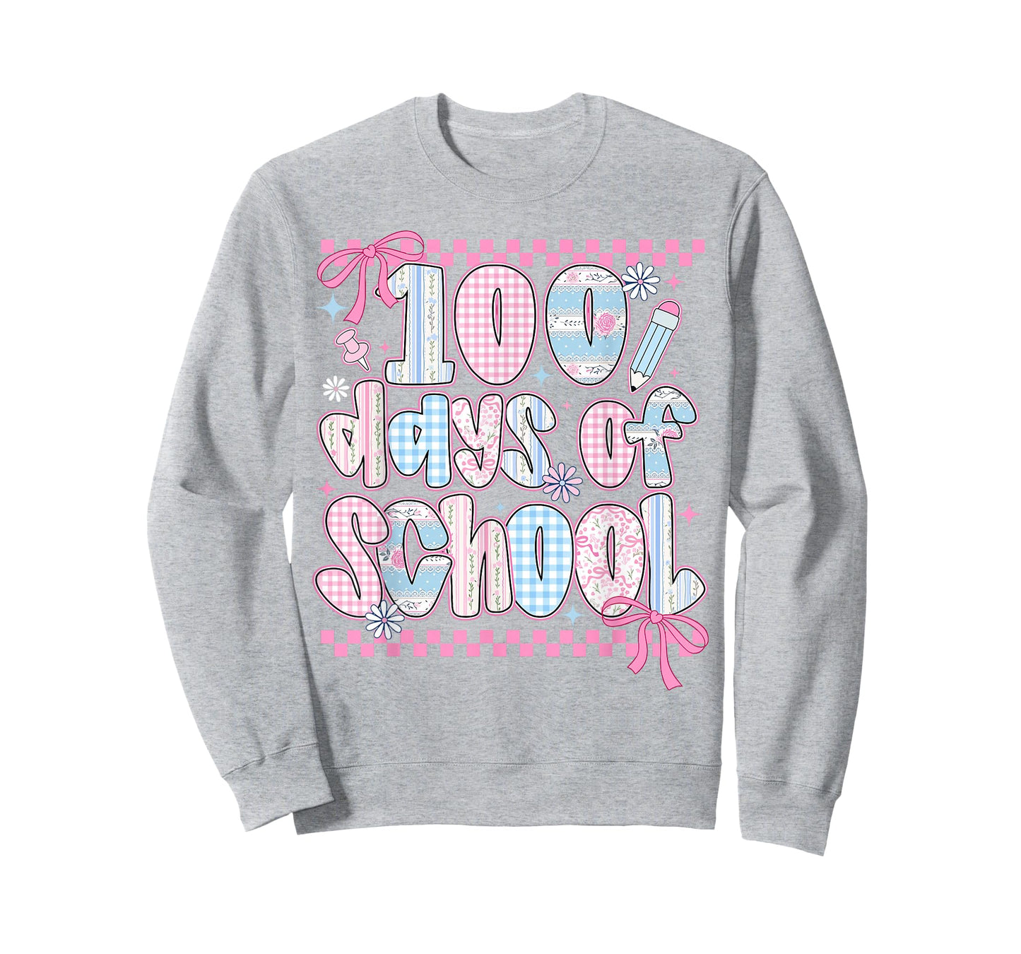 Coquette Happy 100 Days of School Girls 100th Day Teacher T-Shirt