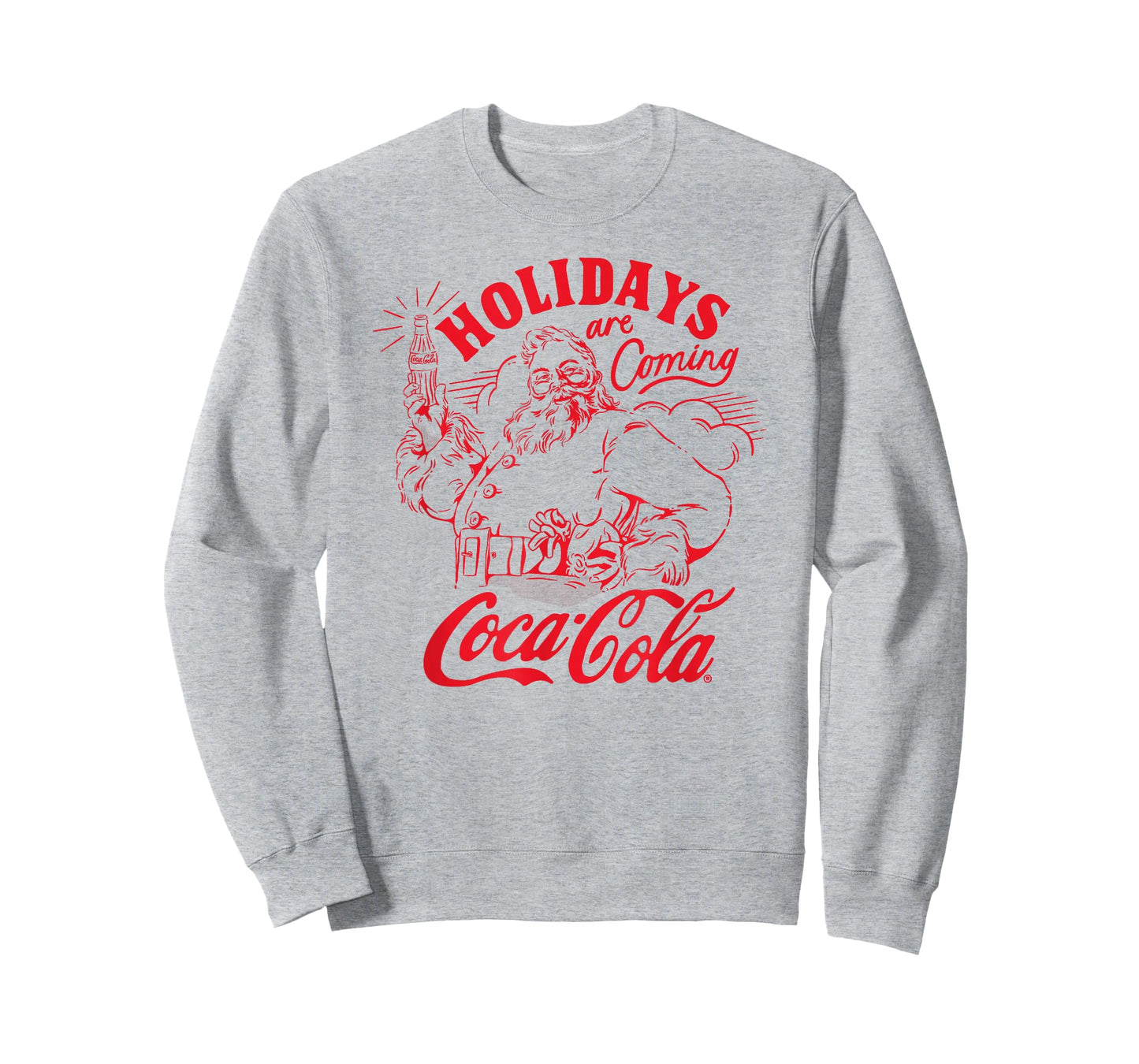 Coca-Cola Christmas Holidays Are Coming Vintage Poster T-Shirt