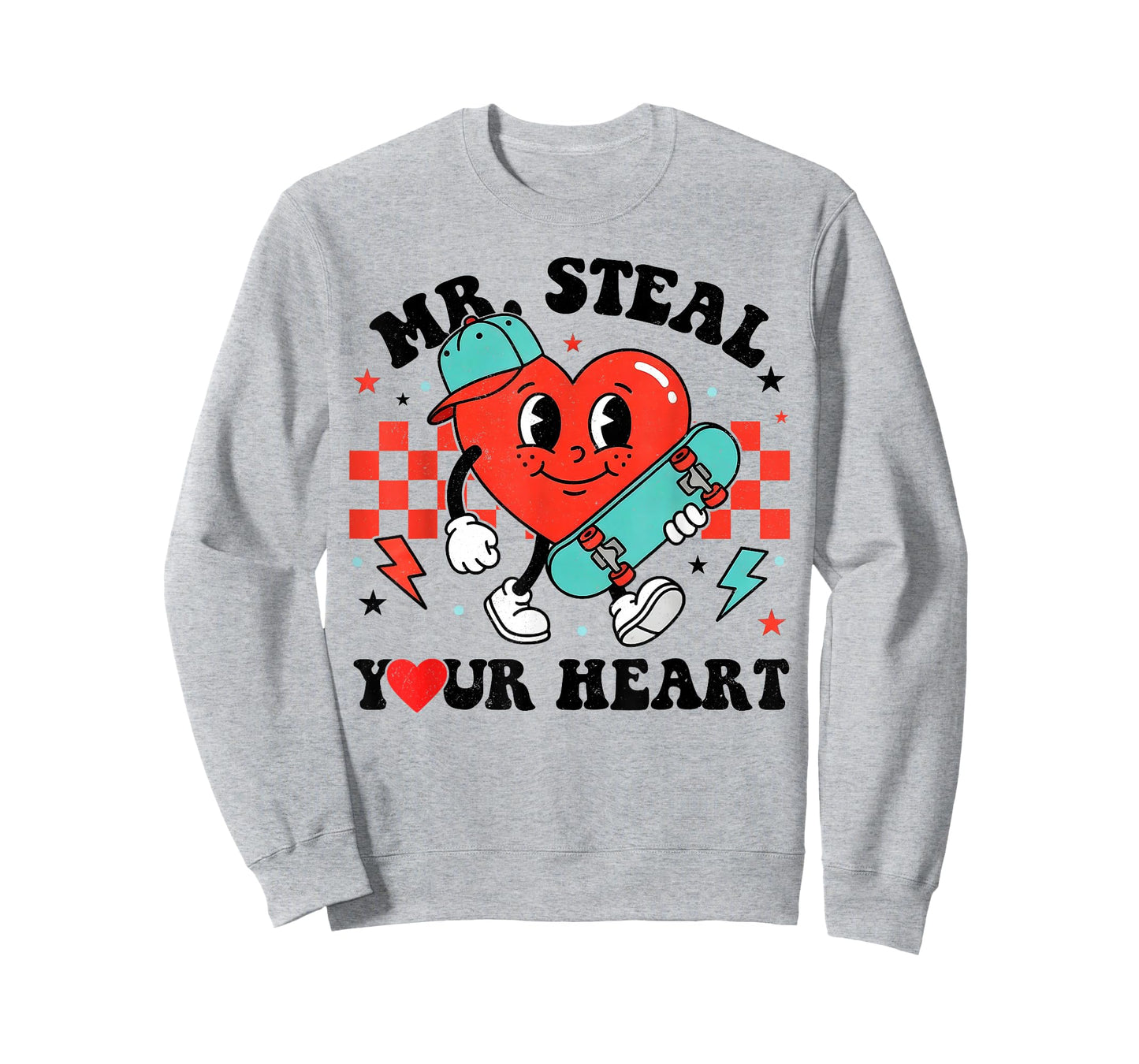 Mr Steal Your Heart for Boys Toddlers Valentine's Day Kids T-Shirt