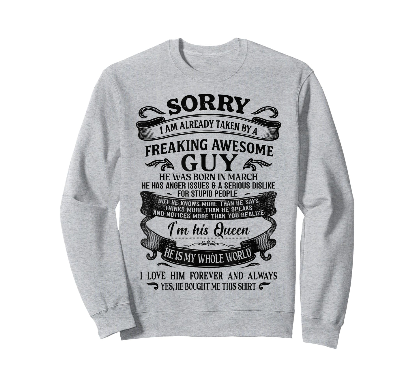 I Am Already Taken by Freaking Awesome Guy Born in March T-Shirt