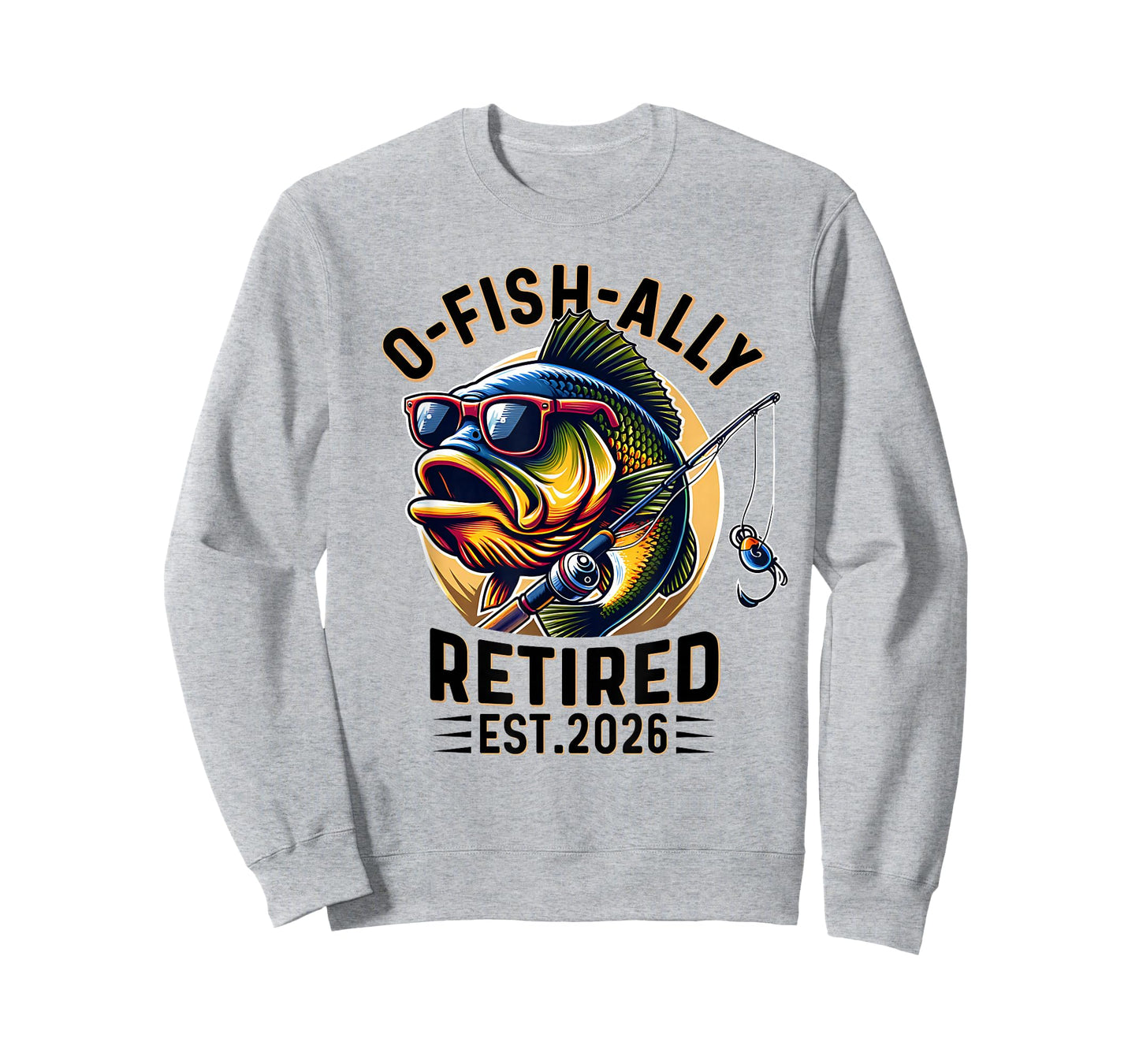 Ofishally Retired 2026 Retirement Men Fisherman Funny T-Shirt