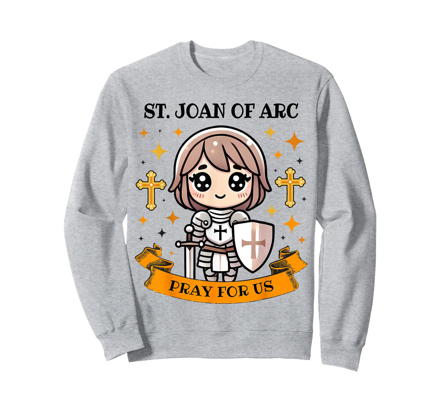 St Joan of Arc Catholic Christian Pray for Us Kids Toddlers T-Shirt