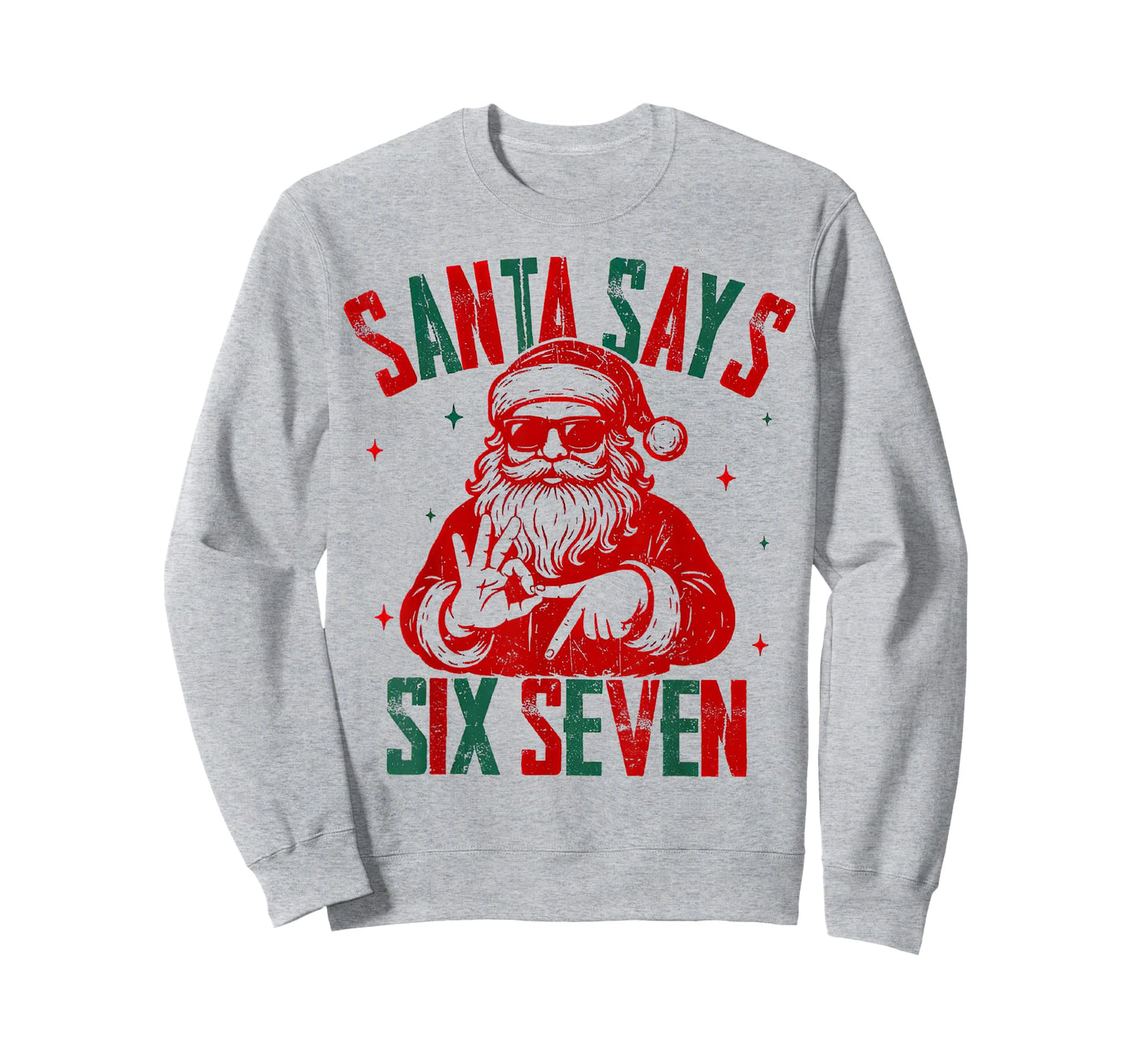 Santa Says Six Seven Viral Funny Santa Saying 6 7 T-Shirt