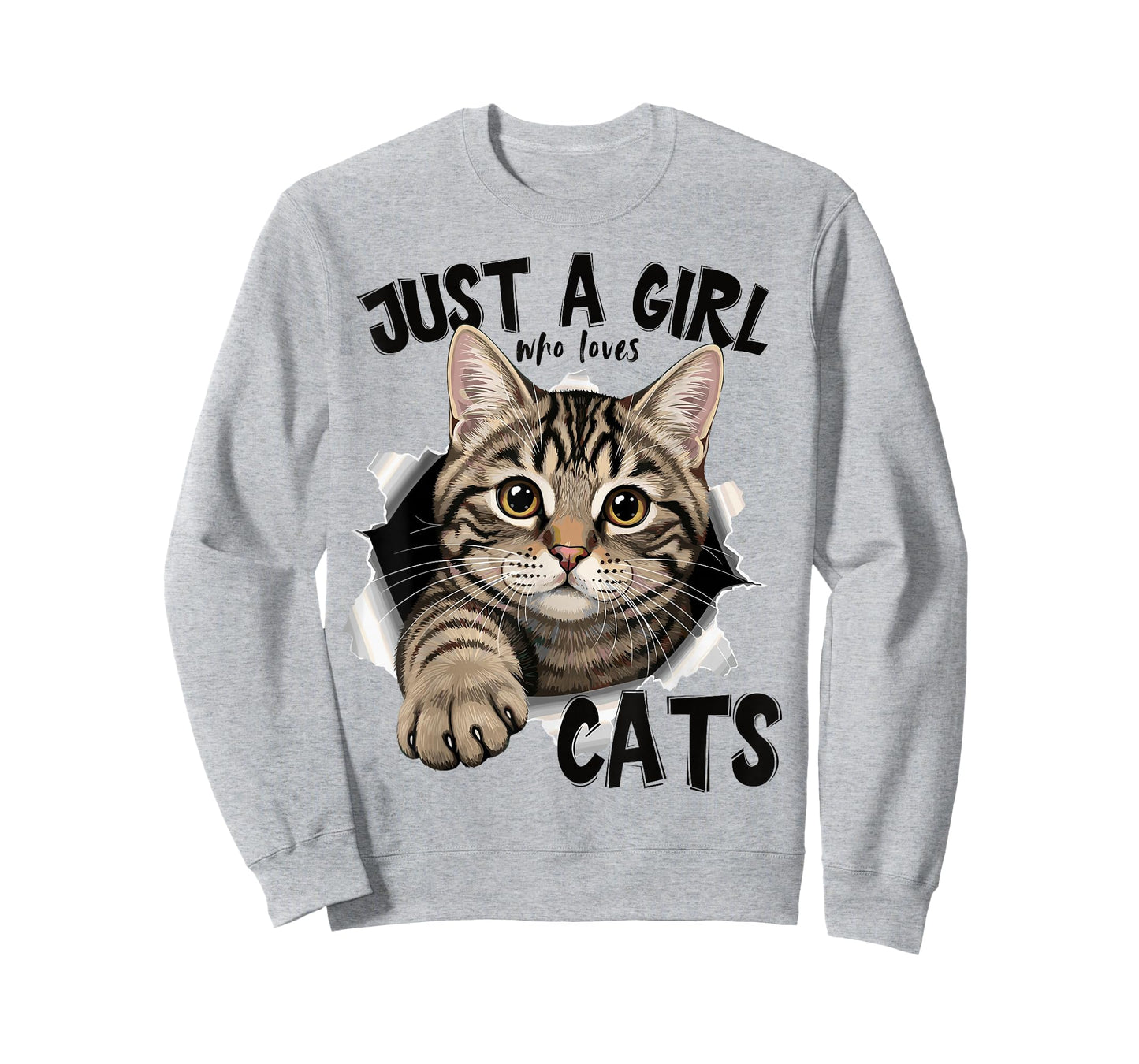 Just a Girl who Loves Cats Women who Rescue Cats and Kittens T-Shirt