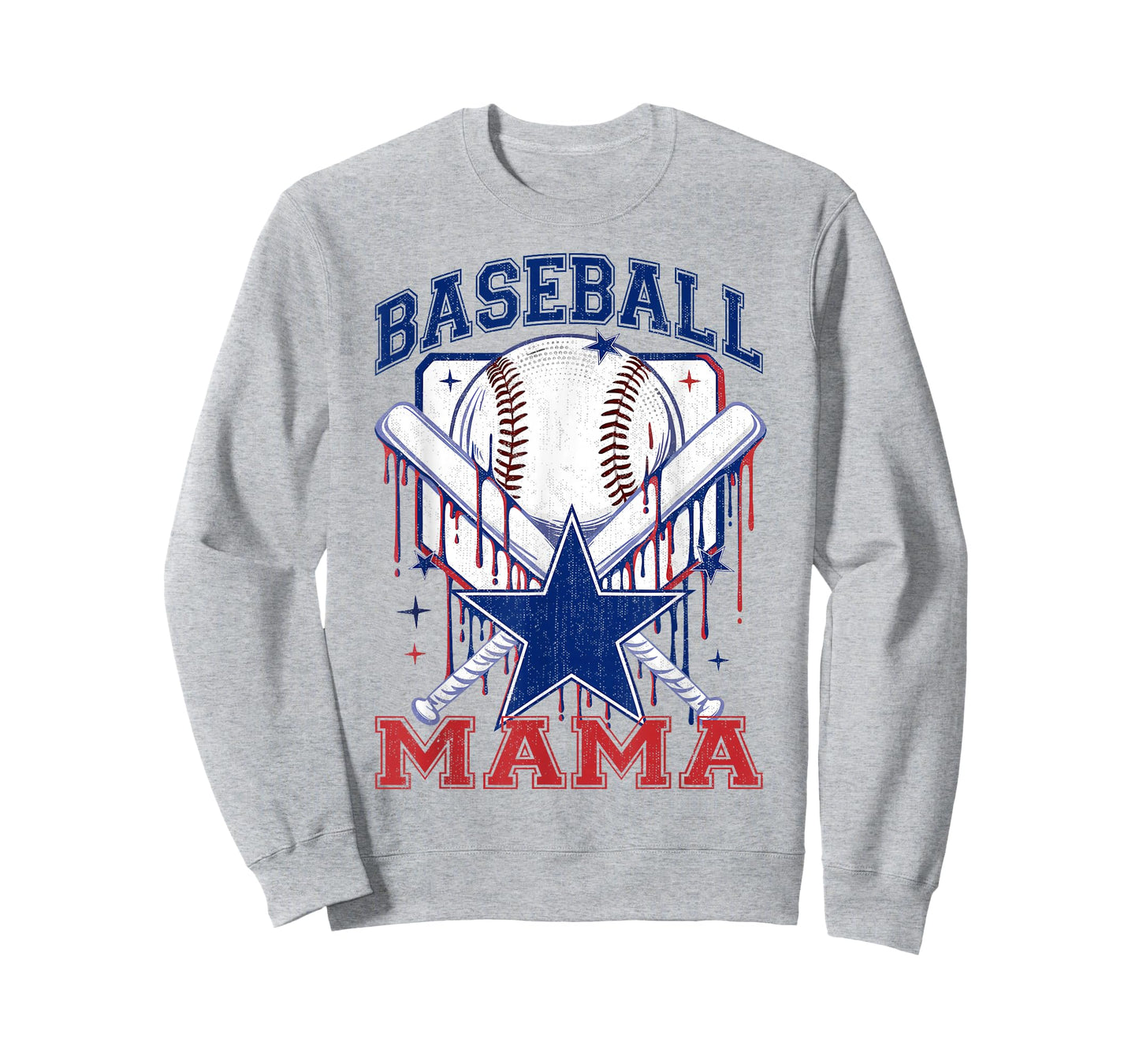 Retro Baseball Mama Baseball Mom Women Mother's Day T-Shirt