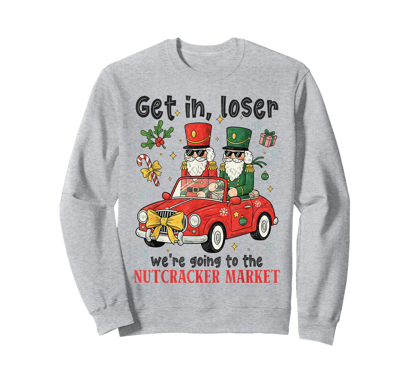 Shopping Nutcracker, Christmas Market,Xmas Nutcracker Ballet T-Shirt