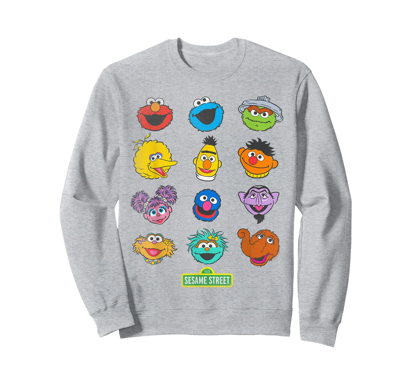 Sesame Street Character Heads T-Shirt