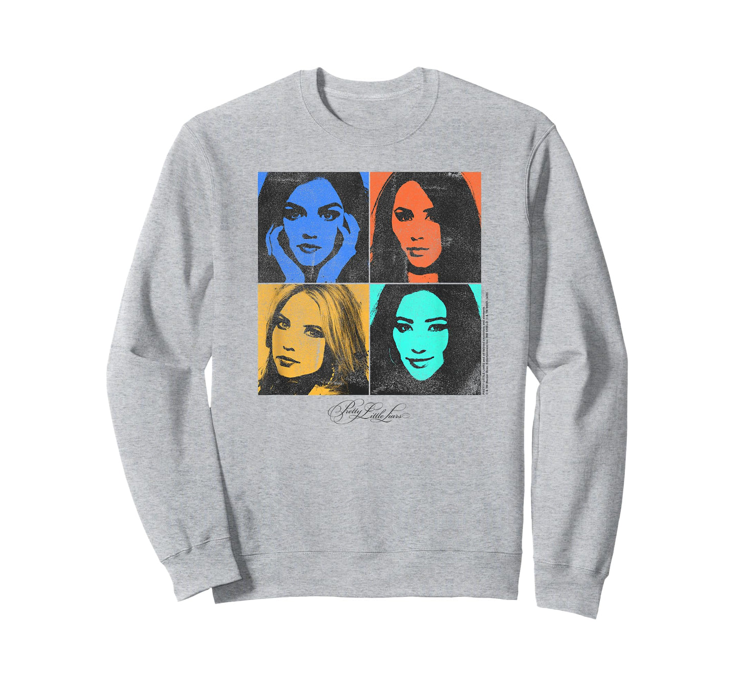 Pretty Little Liars Colorful Cast Pop Art TV Show T-Shirt