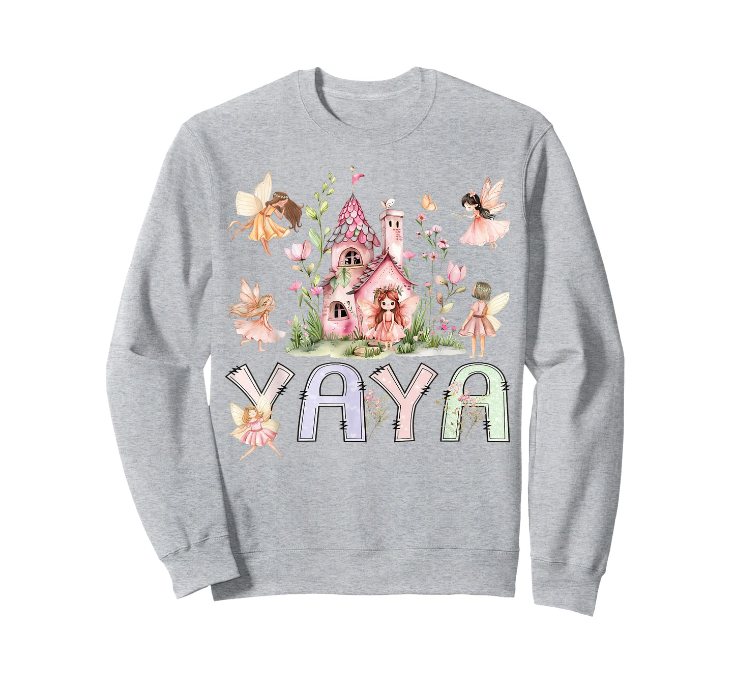 Fairy Yaya Magical Fairytale Birthday Girl Family Matching T-Shirt