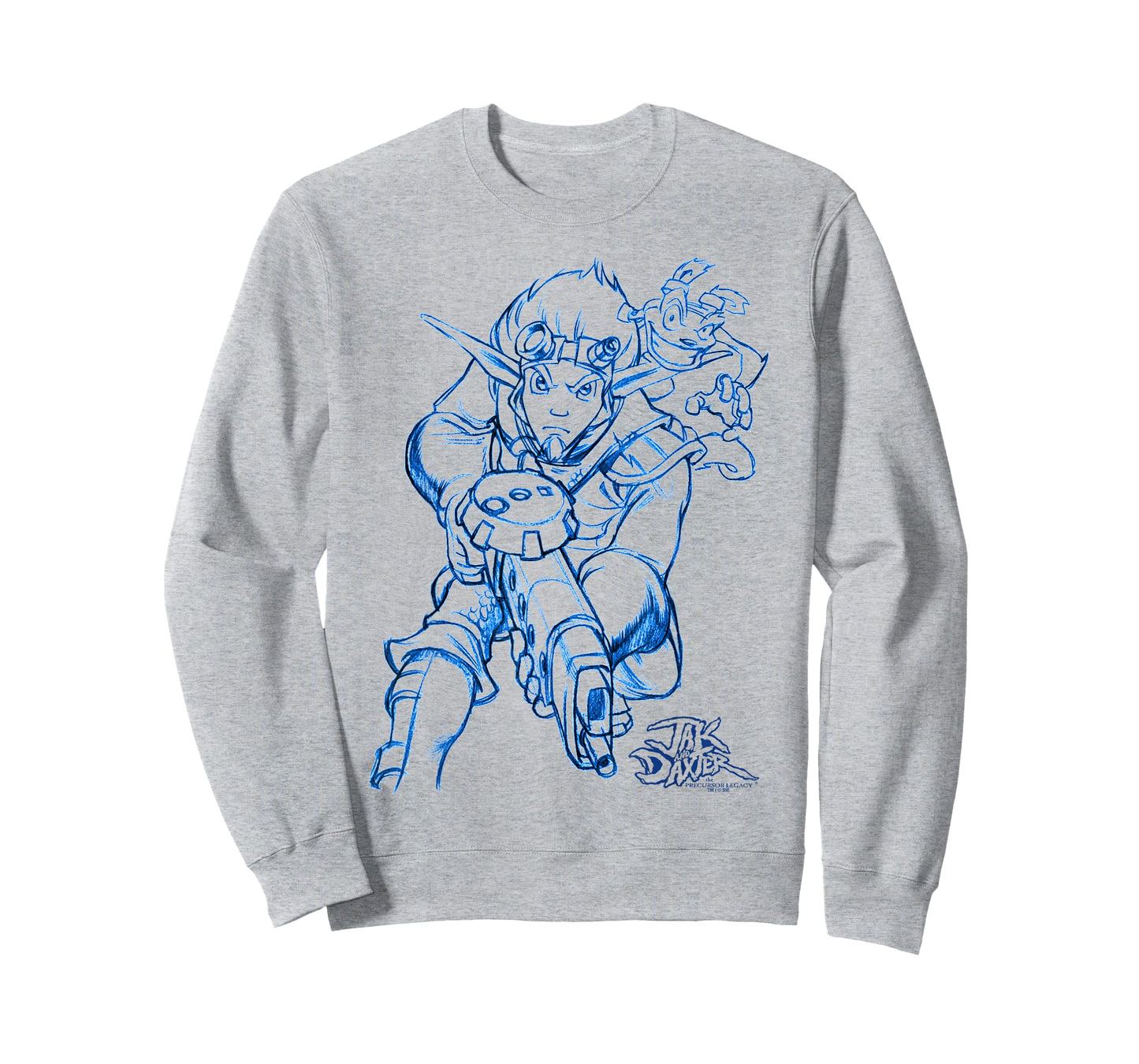 PlayStation Jak & Daxter Duo Action Pose Concept Art T-Shirt