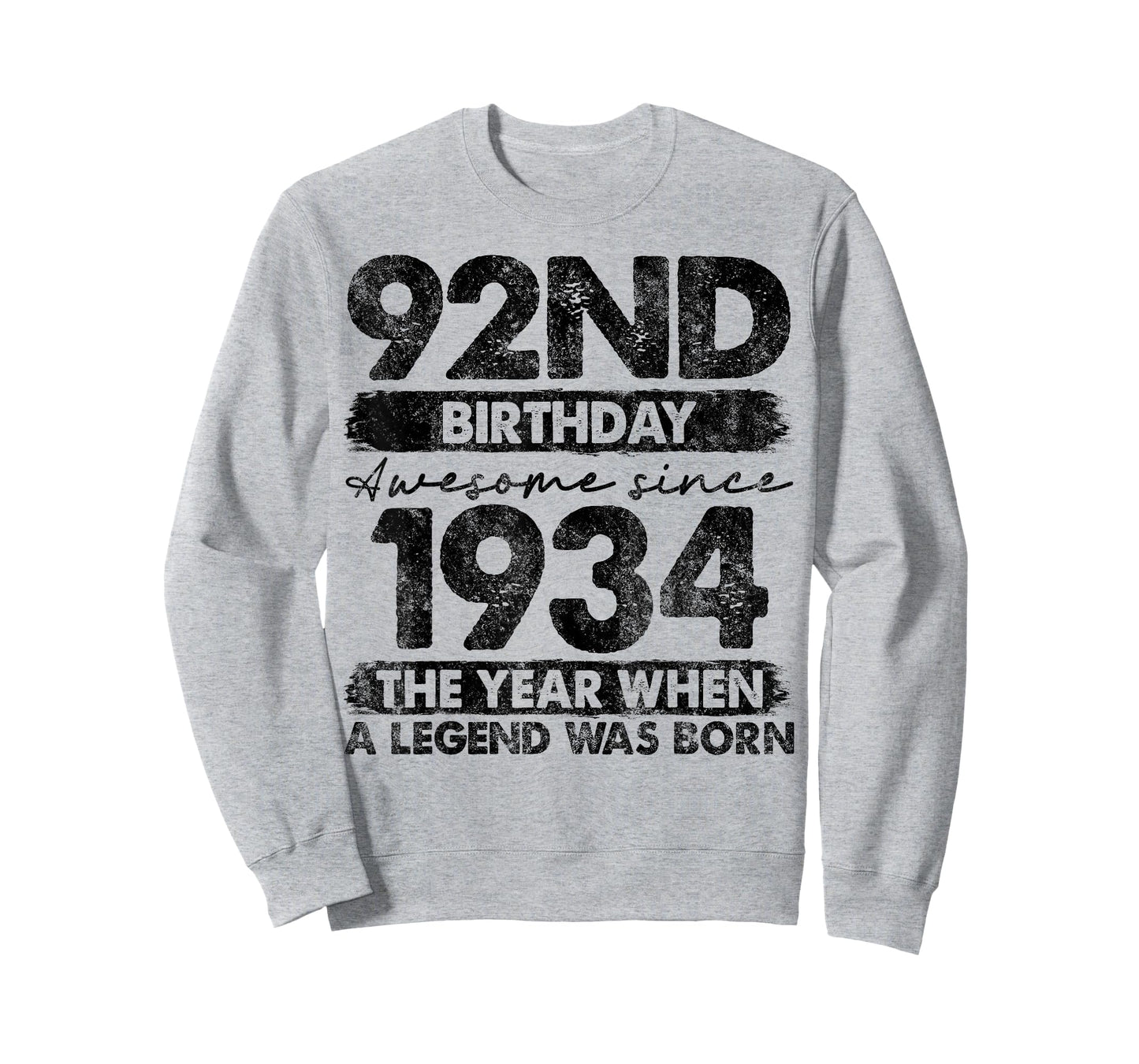 92 Year Old Gifts Vintage 1934 Limited Edition 92nd Birthday T-Shirt