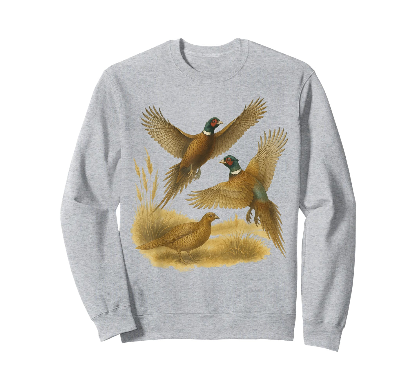 Retro Pheasant 90s Nature Vintage Wildlife Bird T-Shirt