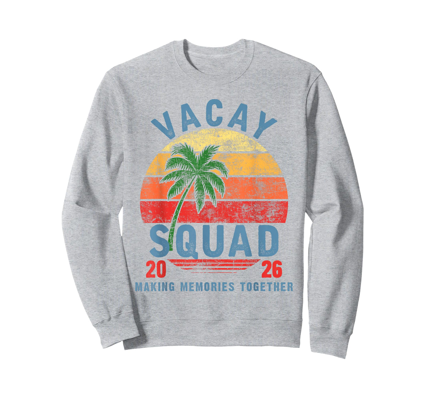 Vacay Squad 2026 Summer Vacation Family Friends Trip Palm T-Shirt