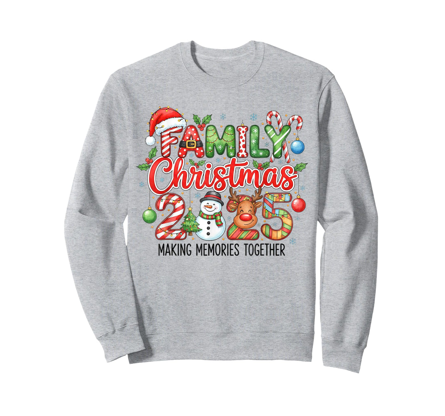 Family Christmas 2025 Making Memories Together Matching Xmas T-Shirt