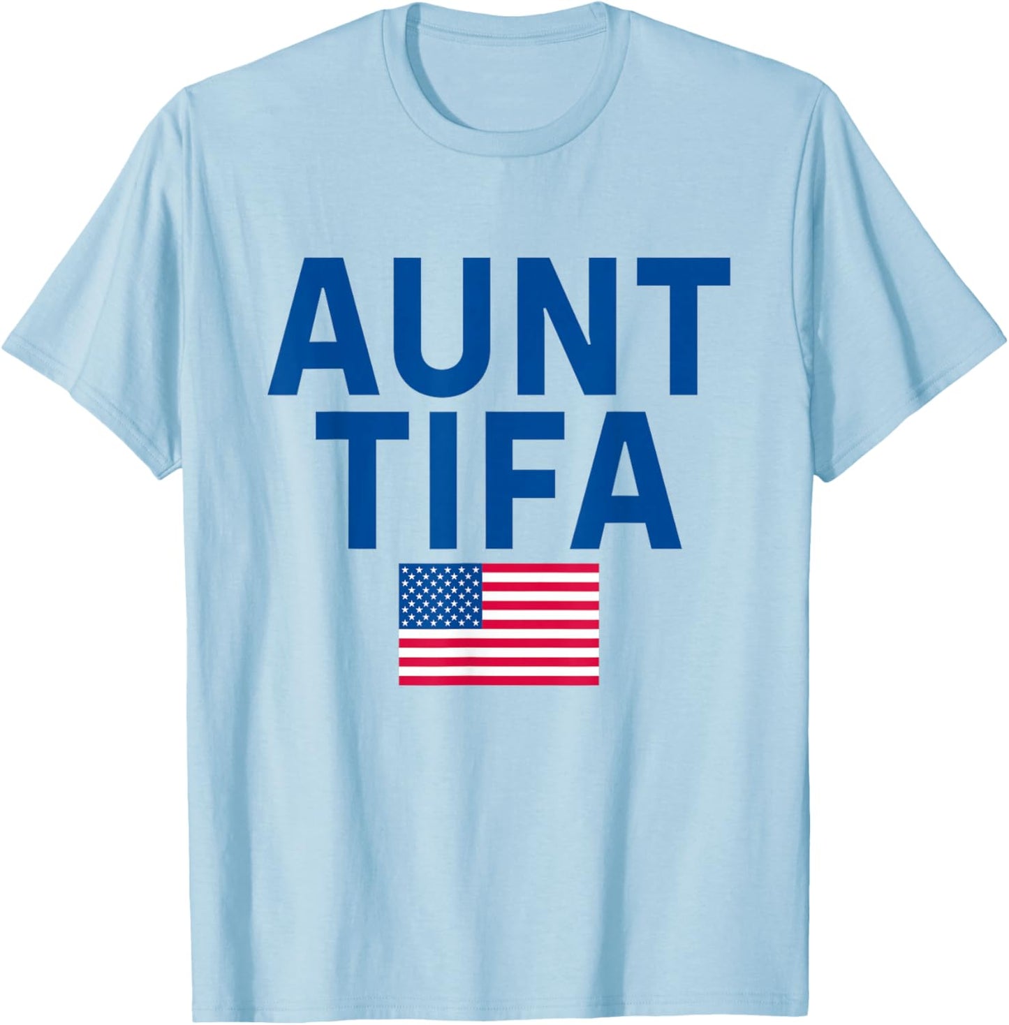 Aunt Tifa T-Shirt - T-Shirt | Light Blue