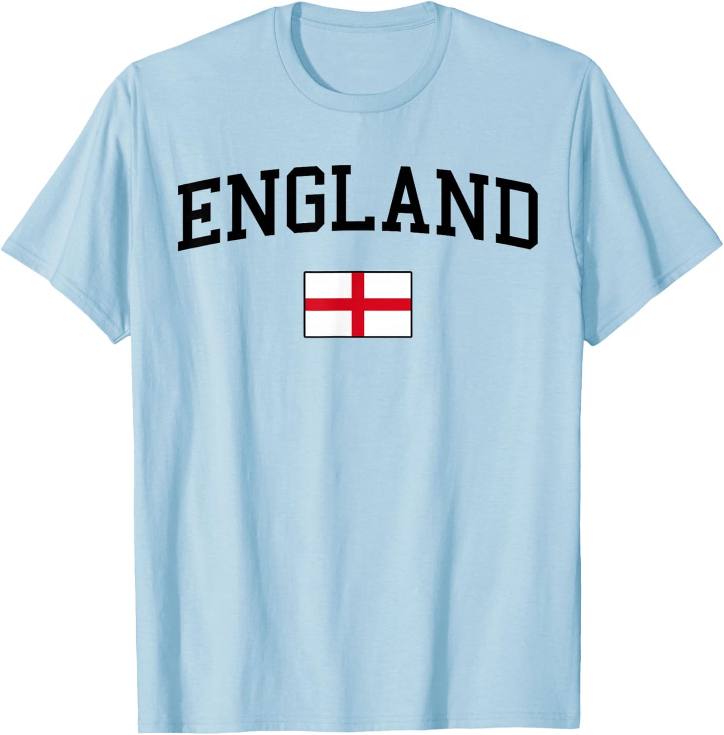 English Flag Men Women Kids England T-Shirt - T-Shirt | Light Blue