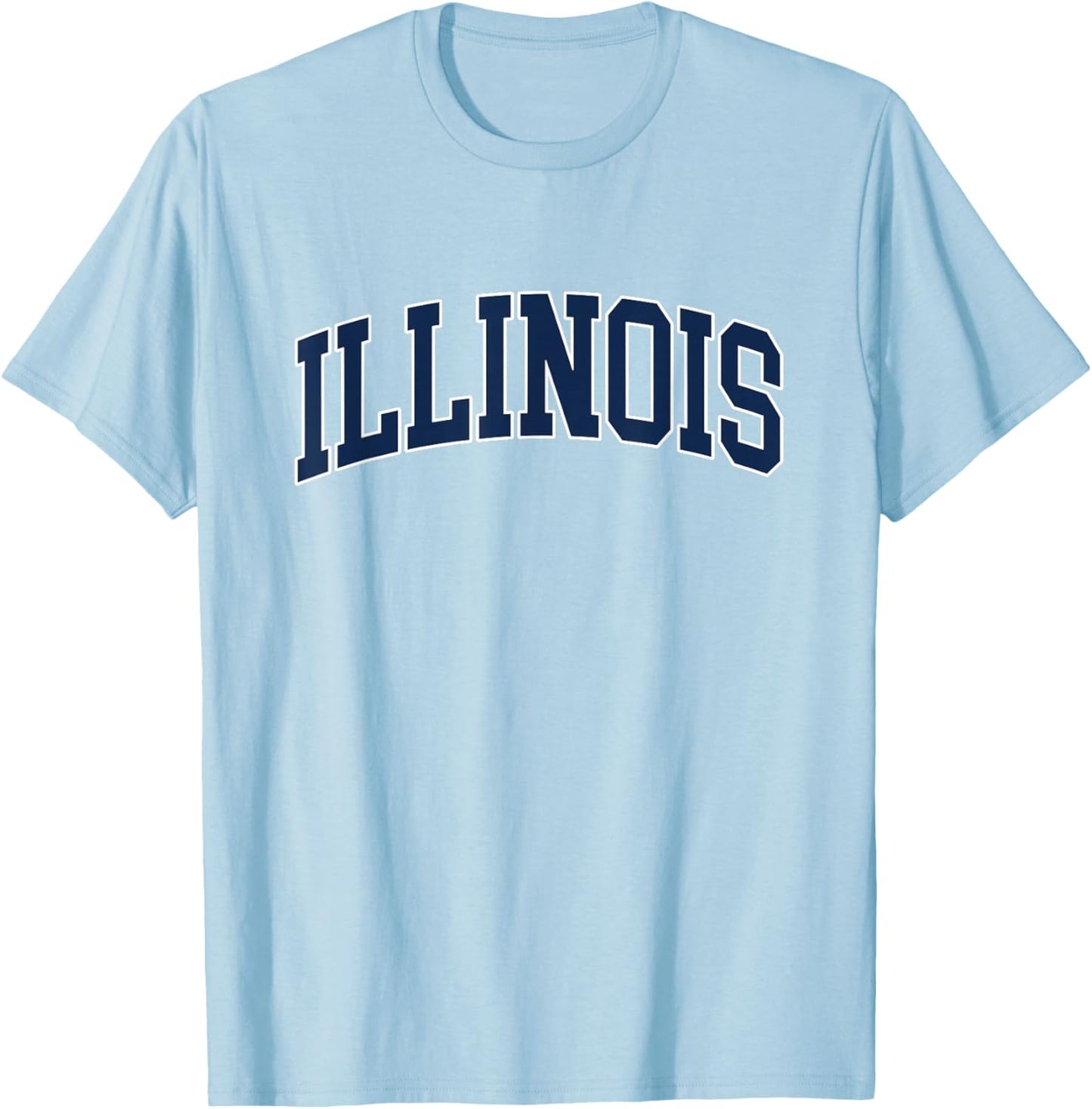 Illinois - Throwback Design - Classic T-Shirt - T-Shirt | Light Blue