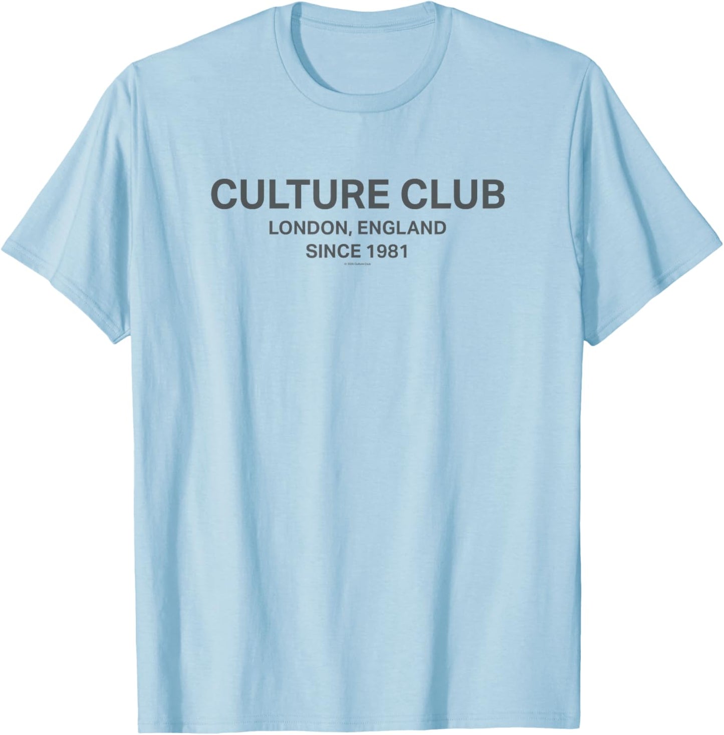 Culture Club Since 1981 White T-Shirt - T-Shirt | Light Blue