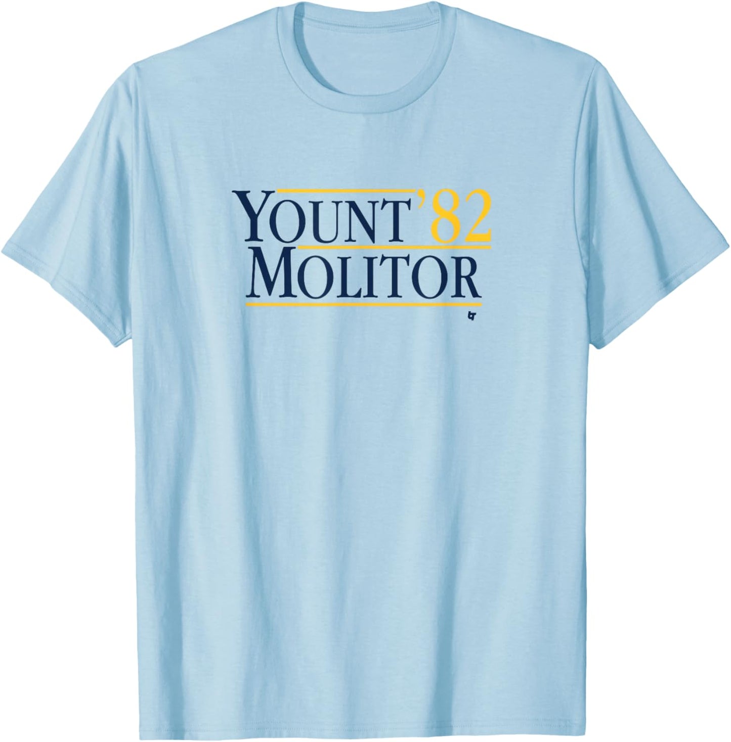 Yount-Molitor '82 - Milwaukee Baseball T-Shirt - T-Shirt | Light Blue