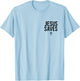 Christian Faith Shirt for Believers Jesus Cross Bible Verse T-Shirt - T-Shirt | Light Blue