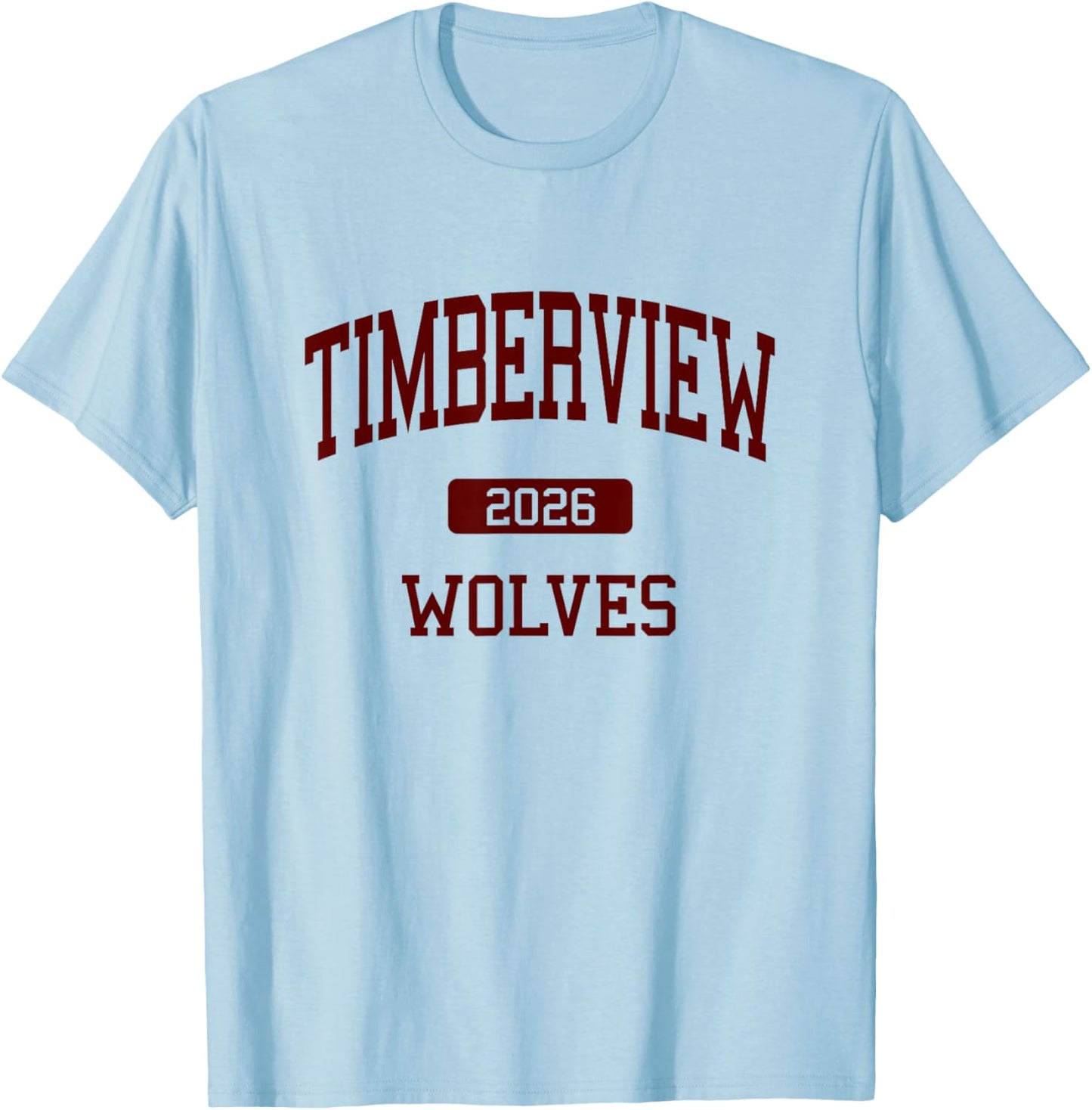 Timberview High School Class of 2026 Arlington TX T-Shirt - T-Shirt | Light Blue