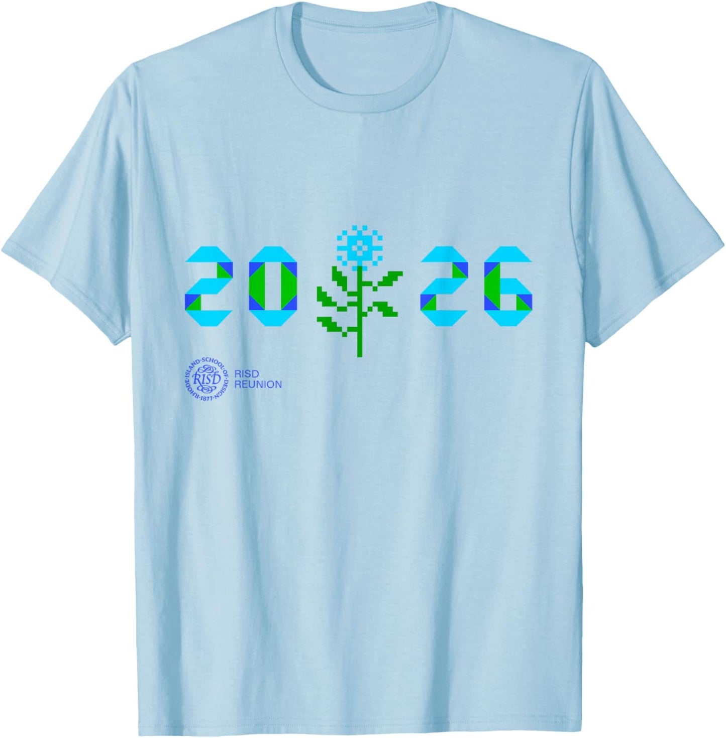 2026 Rhode Island School of Design Reunion T-Shirt - T-Shirt | Light Blue