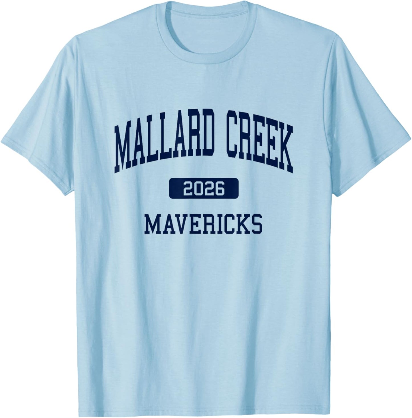 Mallard Creek High School Class of 2026 Charlotte NC T-Shirt - T-Shirt | Light Blue