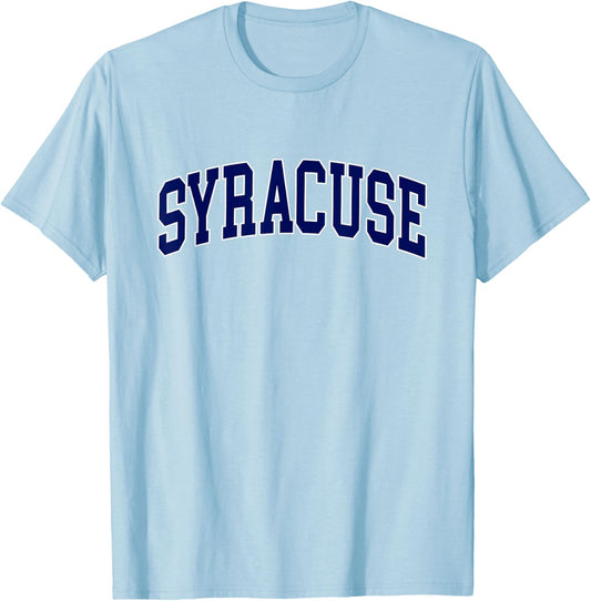 Syracuse City - Throwback Design - Classic T-Shirt - T-Shirt | Light Blue