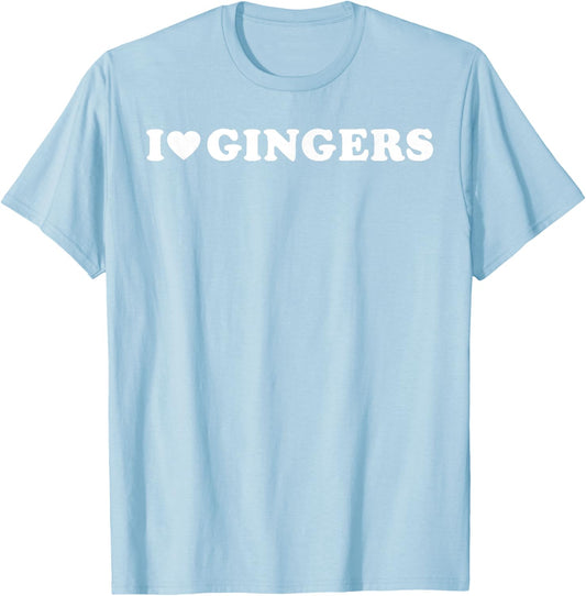 I Love Gingers Funny St Patrick's Day Dibs on The Ginger T-Shirt - T-Shirt | Light Blue