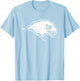 Montclair State University Red Hawks Mascot Head Logo T-Shirt - T-Shirt | Light Blue