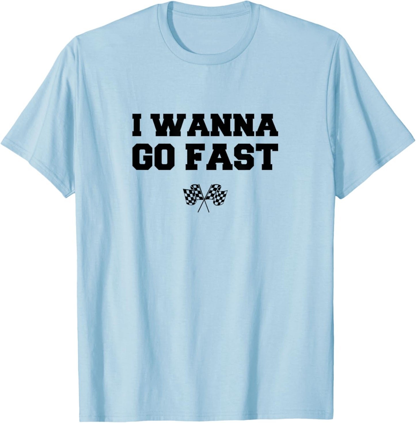 Ricky Racing - I Wanna Go Fast T-Shirt - T-Shirt | Light Blue