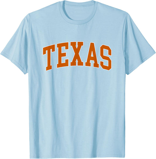 Texas - Throwback Design - Classic T-Shirt - T-Shirt | Light Blue