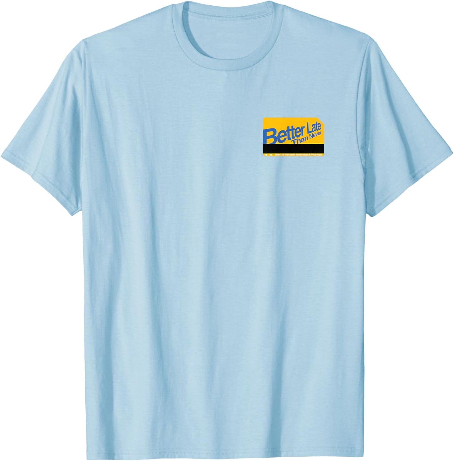 Romeo Santos & Prince Royce BLTN Tour 2026 Reading T-Shirt - T-Shirt | Light Blue