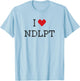 I Heart Love Needlepoint T-Shirt - T-Shirt | Light Blue