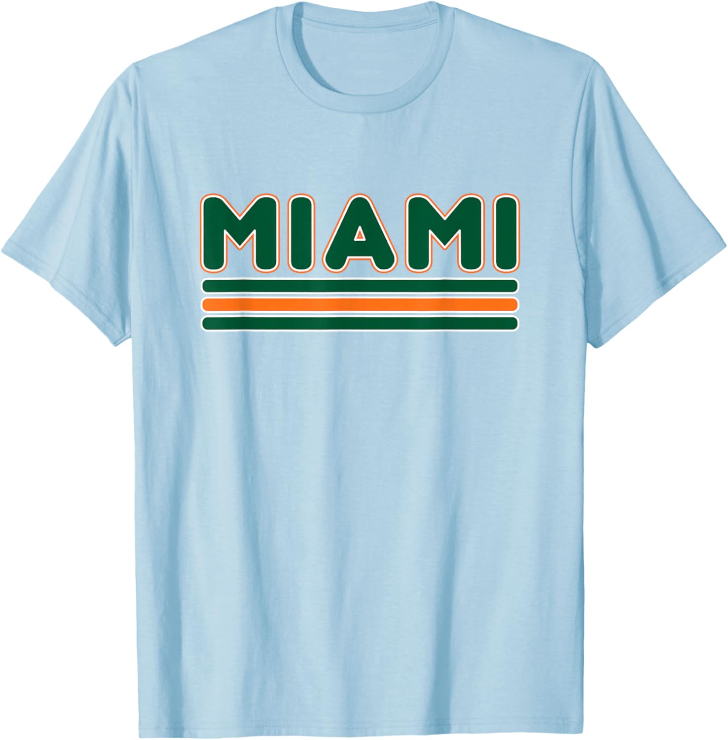 Miami - Throwback Design - Classic T-Shirt - T-Shirt | Light Blue