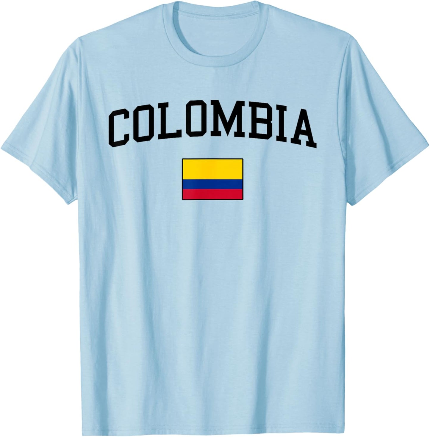 Colombian Flag Men Women Kids Colombia T-Shirt - T-Shirt | Light Blue