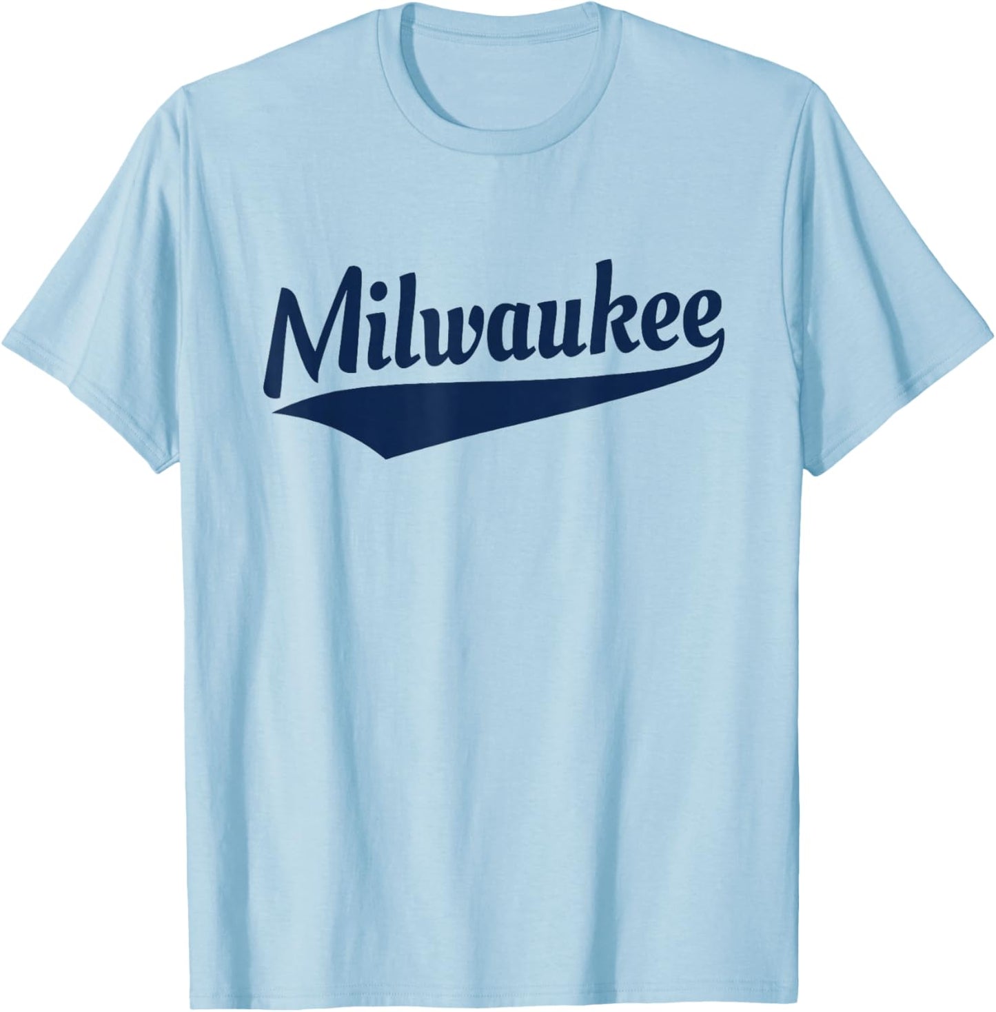 Milwaukee - Throwback Design - Classic T-Shirt - T-Shirt | Light Blue
