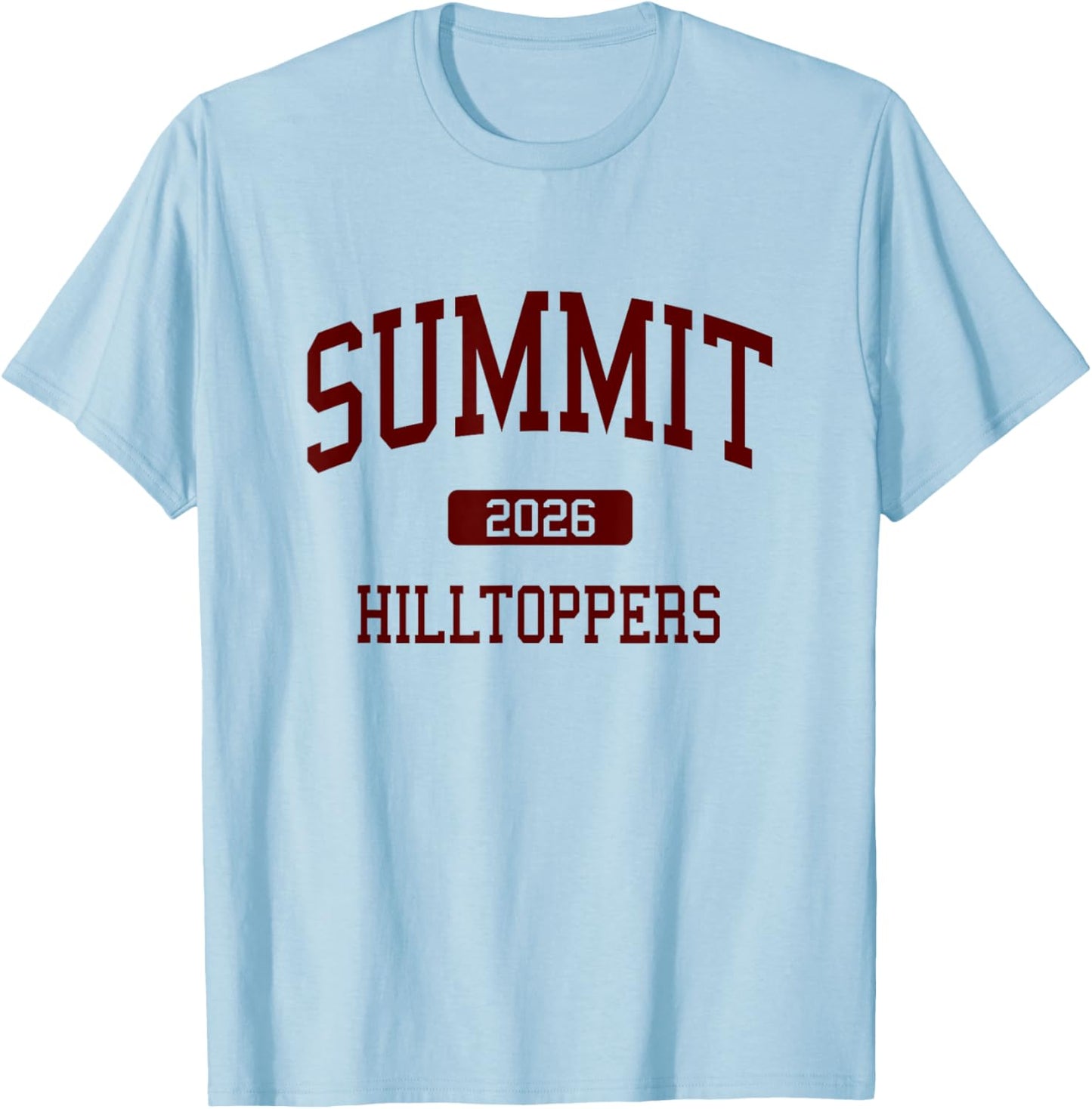 Summit High School Class of 2026 Summit NJ T-Shirt - T-Shirt | Light Blue