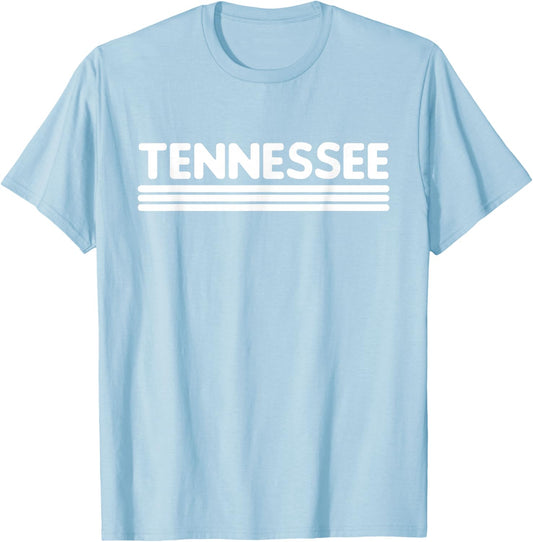 Tennessee - Throwback Design - Classic T-Shirt - T-Shirt | Light Blue